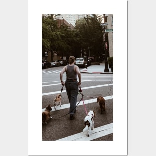 Dog sitter, Manhattan, New York City Posters and Art